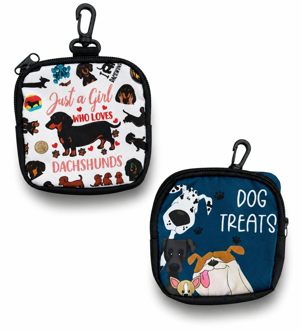 Mini Pochette Porta Snack per Cani – Vari Modelli