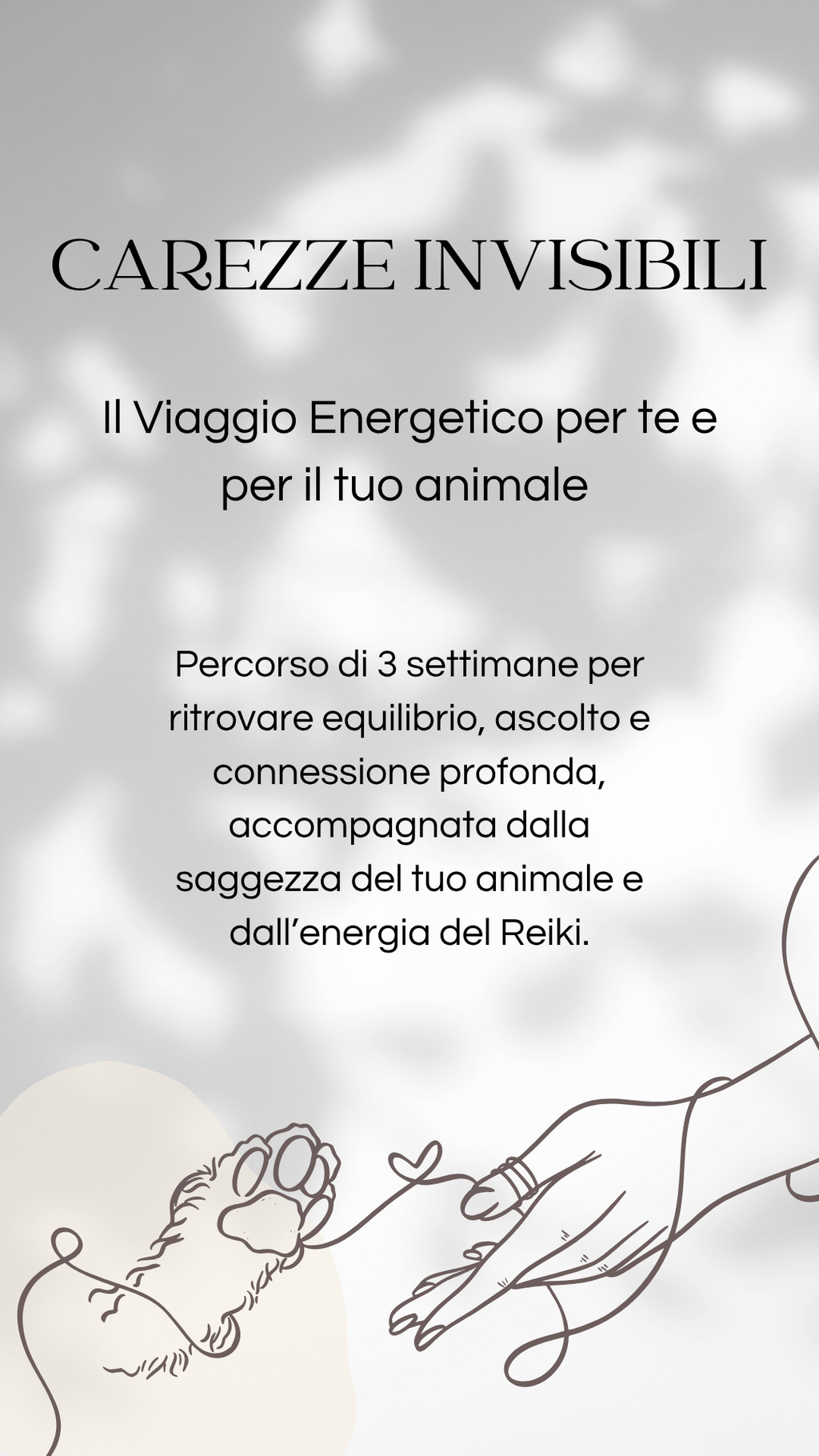 VIAGGIO ENERGETICO CON IL TUO ANIMALE