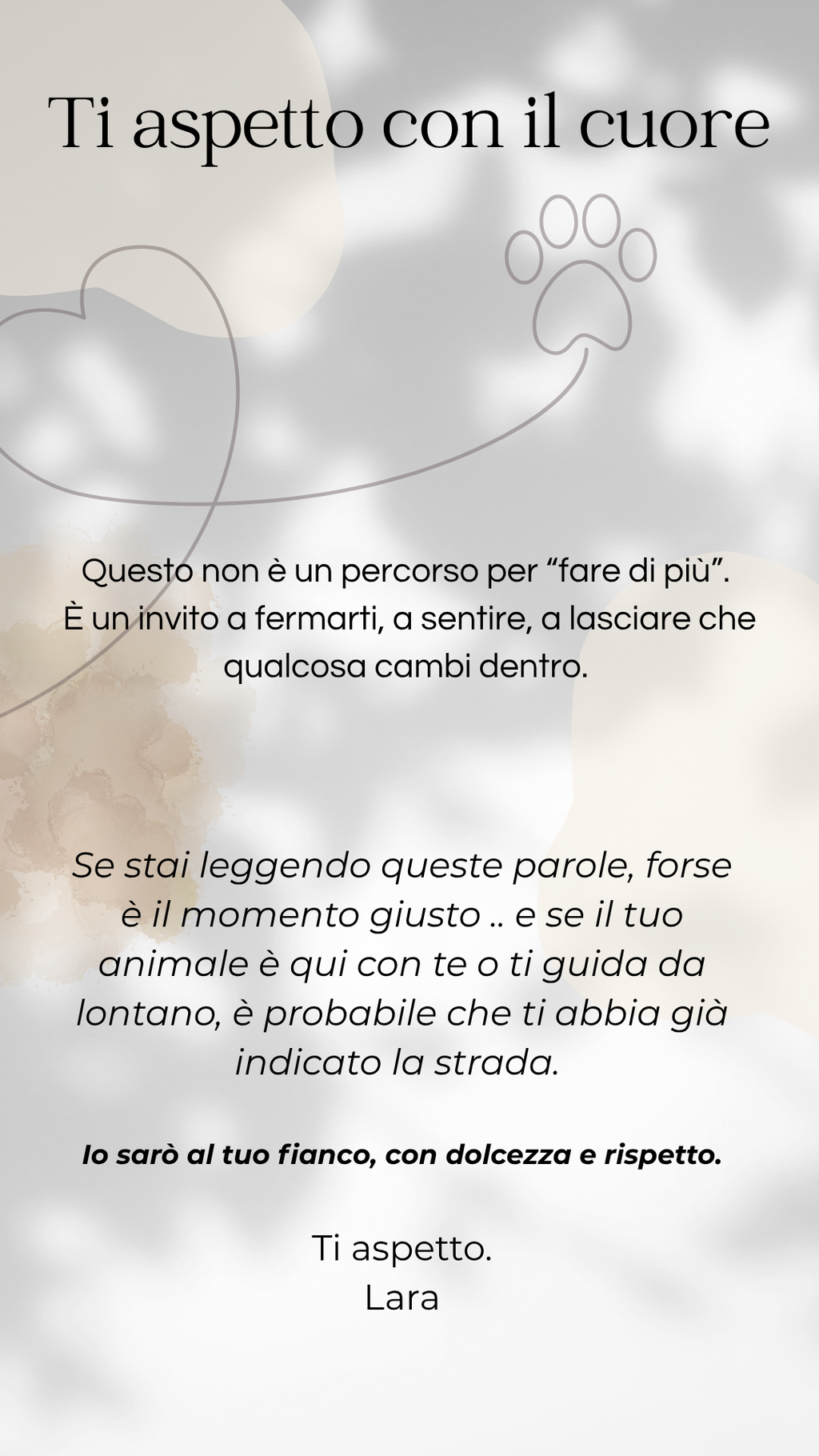 VIAGGIO ENERGETICO CON IL TUO ANIMALE