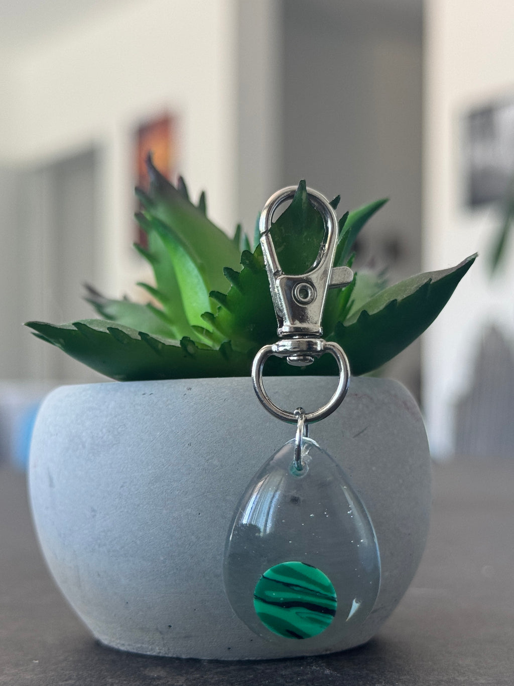 Charm - protezione e sicurezza - malachite