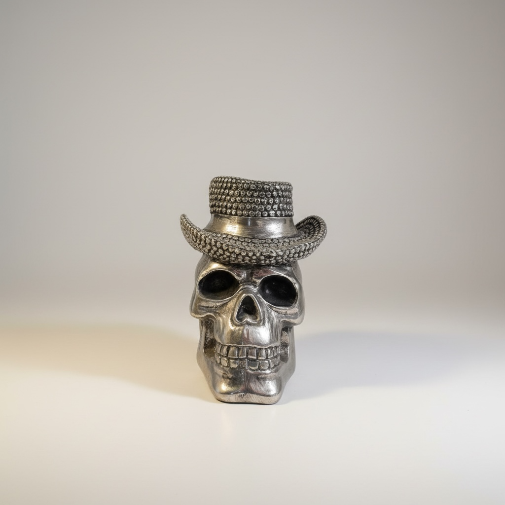 TESCHIO DECORATIVO CON CAPPELLO