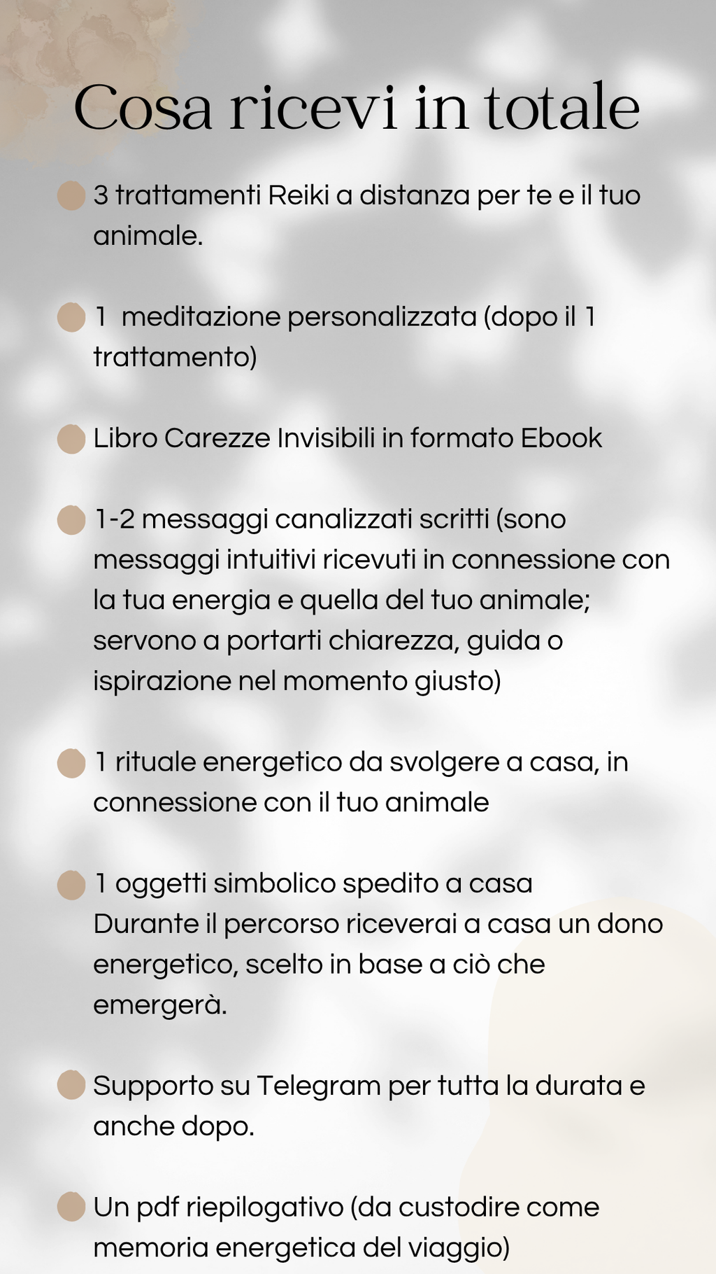 VIAGGIO ENERGETICO CON IL TUO ANIMALE