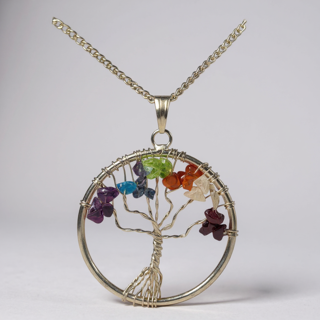 COLLANA ALBERO DELLA VITA – 7 CHAKRA